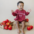 Load image into Gallery viewer, Apple Picking Crew Sweatshirt Romper
