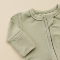 Load image into Gallery viewer, Solid Ribbed Bamboo Zippy Romper - more colors
