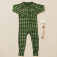 Load image into Gallery viewer, All Spruced Up Bamboo Zippy Romper
