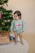 Load image into Gallery viewer, Christmas Tree Truck Sweatshirt Romper
