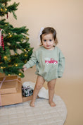 Load image into Gallery viewer, Christmas Tree Truck Sweatshirt Romper
