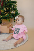 Load image into Gallery viewer, Holly Jolly Babe Christmas Sweatshirt Romper
