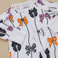 Load image into Gallery viewer, Bamboo Zip Romper | Spooky Bows

