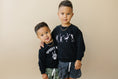 Load image into Gallery viewer, Organic Cotton Spooky Mini Crewneck Sweatshirt
