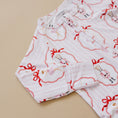 Load image into Gallery viewer, Bamboo Zip Romper | Pink Nutcracker
