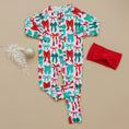 Load image into Gallery viewer, Bamboo Zip Romper | Merry Bows
