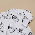 Load image into Gallery viewer, Bamboo Zip Romper | Cool Santa
