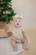 Load image into Gallery viewer, Gingerbread Christmas Sweatshirt Romper
