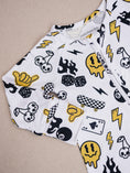 Load image into Gallery viewer, Bamboo Zip Romper | Lucky Vibes

