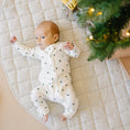Load image into Gallery viewer, Tiny Trees Ribbed Bamboo Zippy Pajamas
