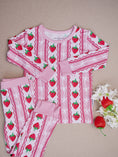 Load image into Gallery viewer, Bamboo Two Piece Set | Strawberry
