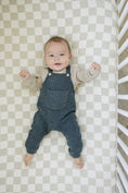 Load image into Gallery viewer, Charcoal Knit Pocket Overalls
