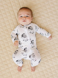 Load image into Gallery viewer, Bamboo Zip Romper | Cool Santa
