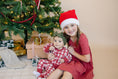 Load image into Gallery viewer, Red Plaid Christmas Tree Joggers

