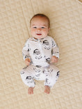 Load image into Gallery viewer, Bamboo Zip Romper | Cool Santa
