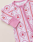 Load image into Gallery viewer, Bamboo Zip Romper | Cherry Bear
