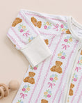 Load image into Gallery viewer, Bamboo Zip Romper | Honey Bear
