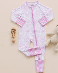 Load image into Gallery viewer, Bamboo Zip Romper | Petal Whimsy

