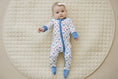 Load image into Gallery viewer, Red White & Bows Bamboo Zippy Pajamas
