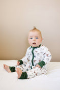 Load image into Gallery viewer, North Pole Pals Bamboo Zippy Romper
