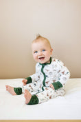 Load image into Gallery viewer, North Pole Pals Bamboo Zippy Romper
