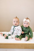 Load image into Gallery viewer, All Spruced Up Bamboo Zippy Romper
