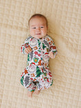 Load image into Gallery viewer, Bamboo Zip Romper | Christmas Vibes
