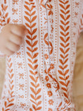 Load image into Gallery viewer, Bamboo Zip Romper | Boho Daisy

