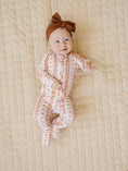 Load image into Gallery viewer, Bamboo Zip Romper | Boho Daisy
