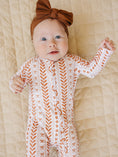 Load image into Gallery viewer, Bamboo Zip Romper | Boho Daisy
