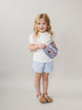 Load image into Gallery viewer, Cottage Blue Floral Fanny Pack
