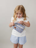 Load image into Gallery viewer, Cottage Blue Floral Fanny Pack

