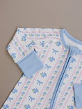 Load image into Gallery viewer, Bamboo Zip Romper | Whimsy Bloom
