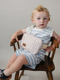 Load image into Gallery viewer, Tan Gingham Mini Fanny Pack
