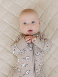 Load image into Gallery viewer, Bamboo Zip Romper | Latte Bolts
