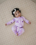 Load image into Gallery viewer, Bamboo Zip Romper | Raspberry
