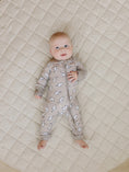 Load image into Gallery viewer, Bamboo Zip Romper | Latte Bolts
