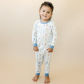 Load image into Gallery viewer, M is for Monsters 2pc Bamboo Pajamas
