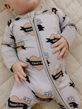 Load image into Gallery viewer, Bamboo Zip Romper | Mama's Boy
