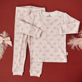 Load image into Gallery viewer, Blushing Bows 2pc Bamboo Pajamas
