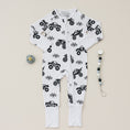 Load image into Gallery viewer, Bamboo Zip Romper | Monster Blaze
