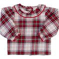 Load image into Gallery viewer, Red Plaid Long Sleeve Shirt
