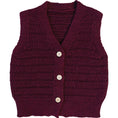 Load image into Gallery viewer, Burgundy Knit Vest
