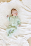 Load image into Gallery viewer, Bamboo Footed Bamboo Zippy Pajamas
