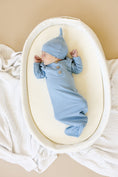 Load image into Gallery viewer, Newborn Bamboo Gown & Hat Set
