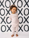 Load image into Gallery viewer, Blushing Bows 2pc Bamboo Pajamas
