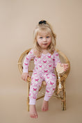 Load image into Gallery viewer, Bamboo Two Piece Set | Pink Butterfly
