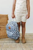 Load image into Gallery viewer, Green Floral Mini Backpack
