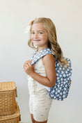 Load image into Gallery viewer, Green Floral Mini Backpack
