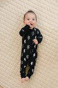 Load image into Gallery viewer, Bamboo Zip Romper | Ink Bolts

